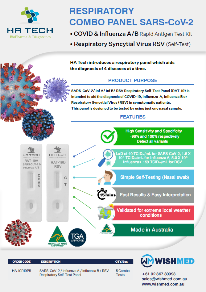 Rapid Antigen Test Kit - Combo Respiratory Panel